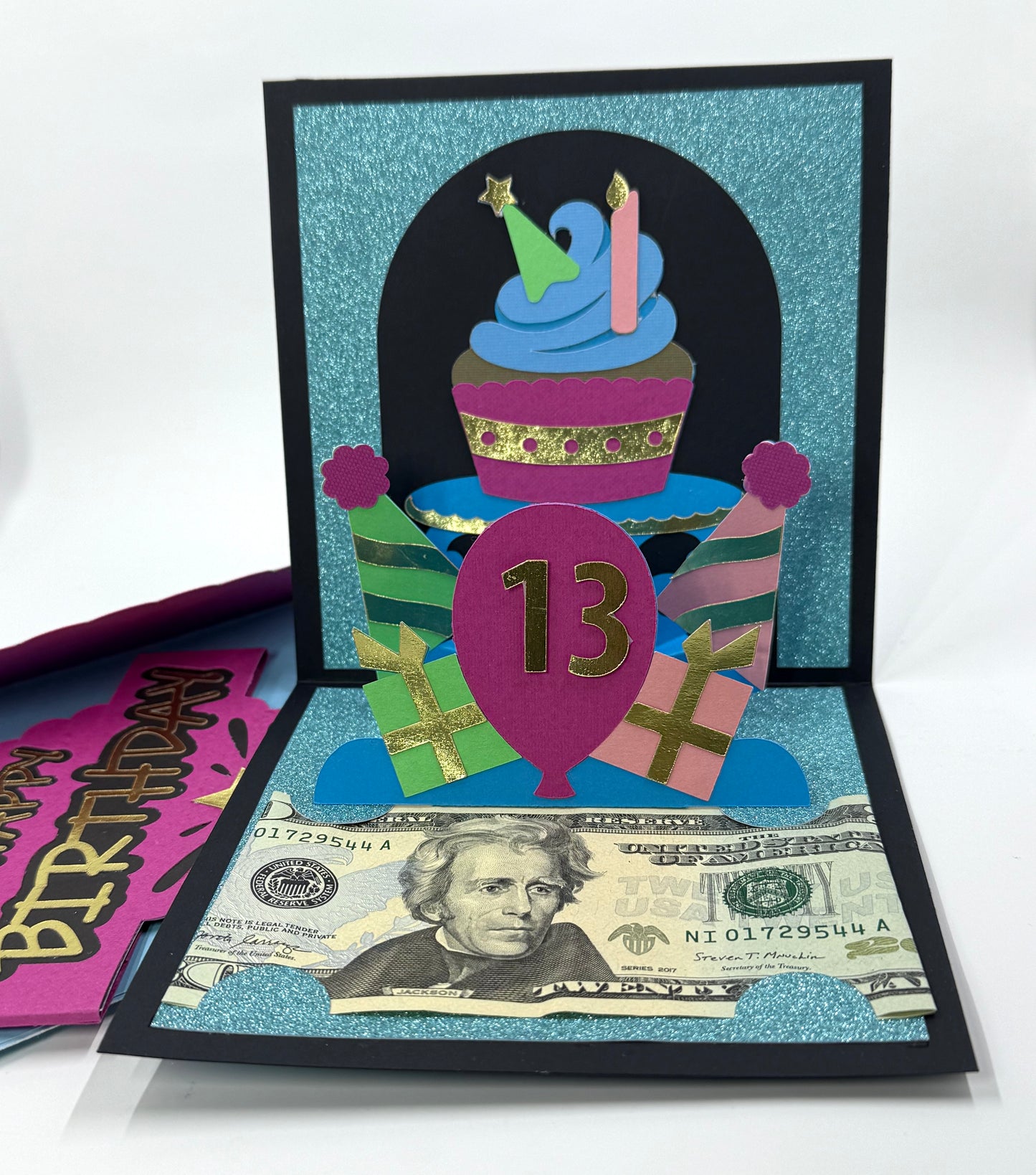 Cupcake Pop Up Birthday Card