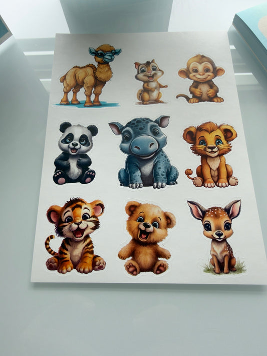 Cute Baby Animal Stickers