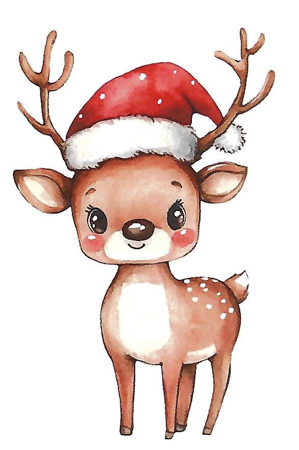 Reindeer Sticker For Fun