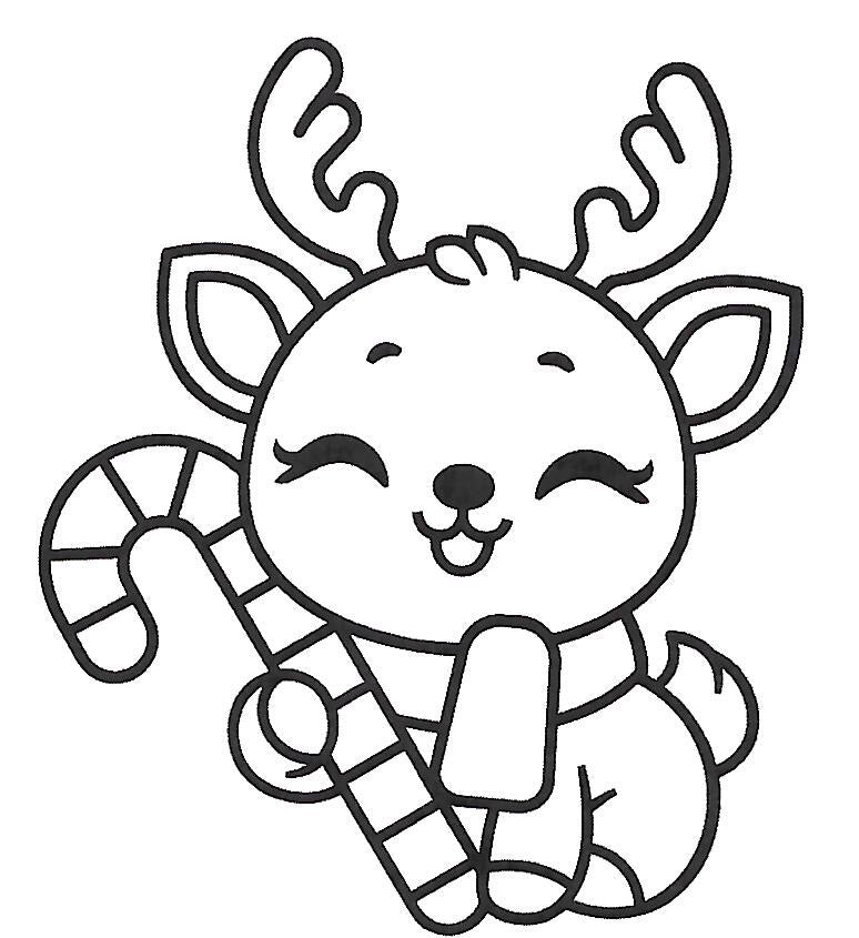 Reindeer Sticker