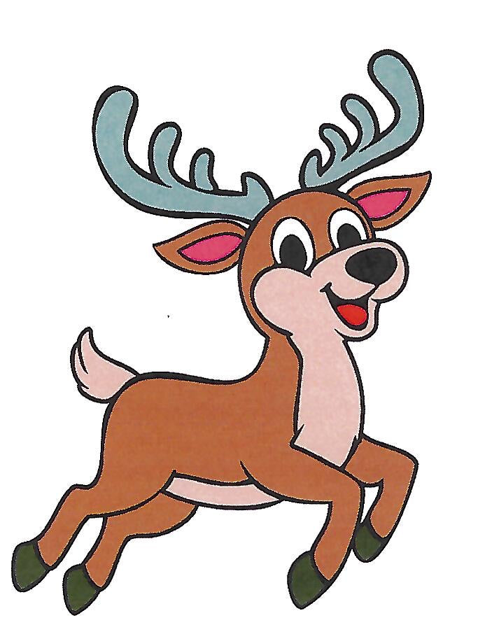 Reindeer Sticker