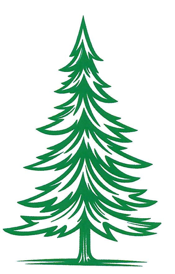 Christmas Tree Sticker