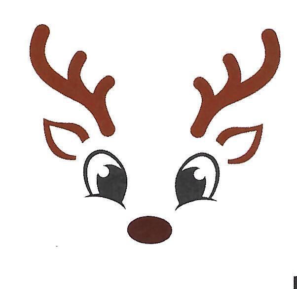 Reindeer Sticker For Fun
