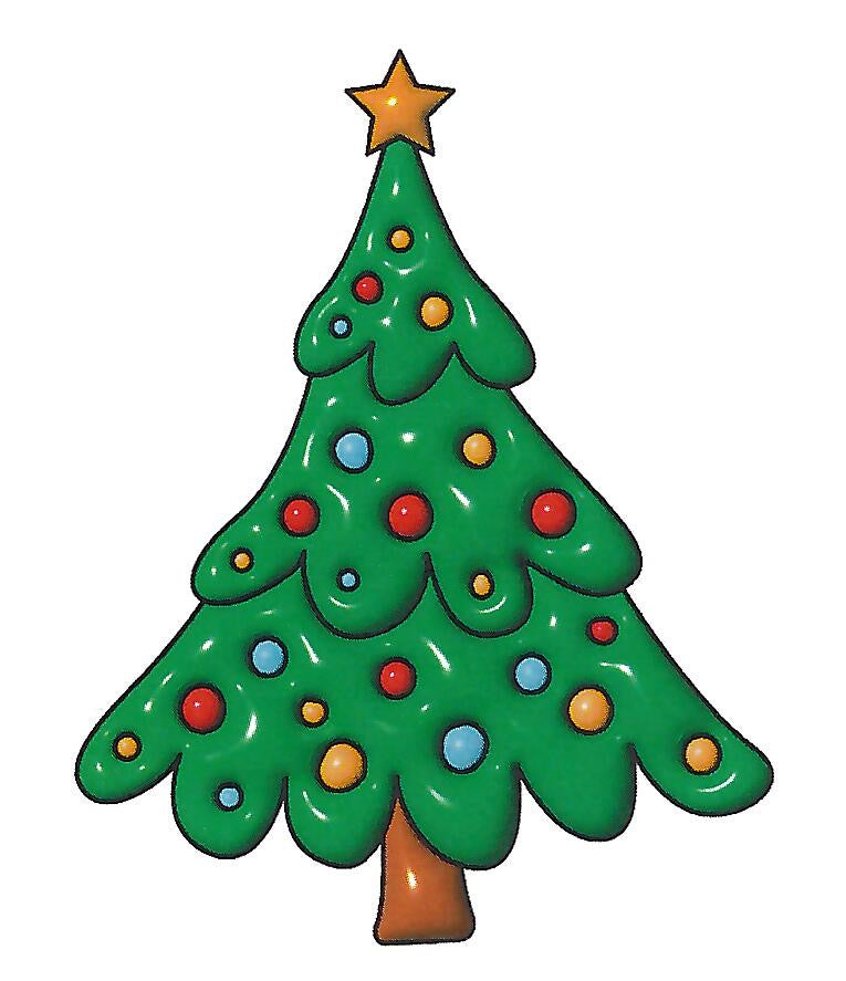 Christmas Tree Sticker