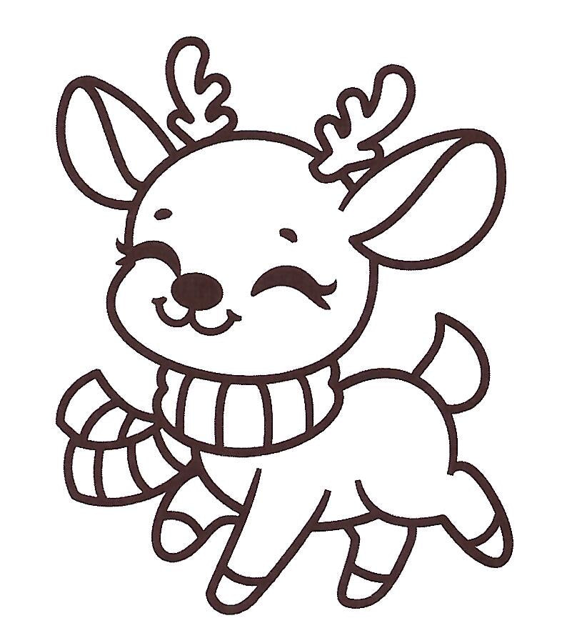 Reindeer Sticker